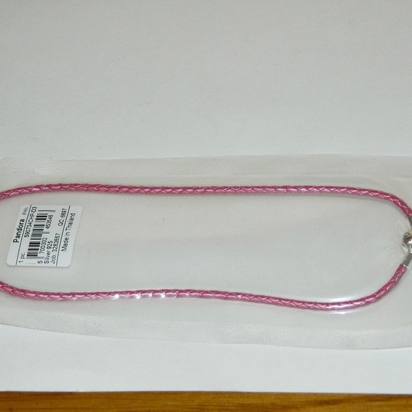 Retired Authentic Pandora Leather Charm Bracelet - Picture 4 of 4